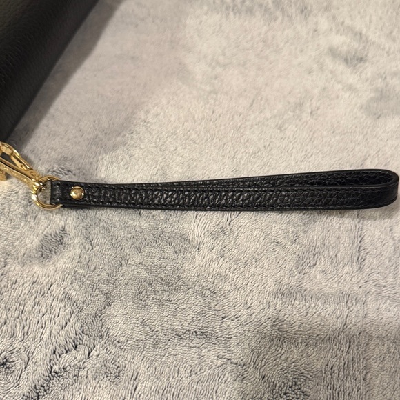 Michael Kors Large Black Pebbled Leather Wristlet Wallet - Picture 11 of 11